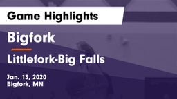 Bigfork  vs Littlefork-Big Falls  Game Highlights - Jan. 13, 2020