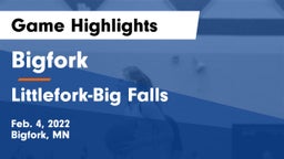 Bigfork  vs Littlefork-Big Falls  Game Highlights - Feb. 4, 2022