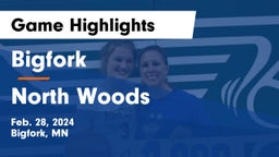 Bigfork  vs North Woods Game Highlights - Feb. 28, 2024