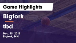 Bigfork  vs tbd Game Highlights - Dec. 29, 2018