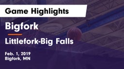 Bigfork  vs Littlefork-Big Falls  Game Highlights - Feb. 1, 2019