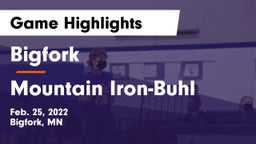 Bigfork  vs Mountain Iron-Buhl  Game Highlights - Feb. 25, 2022