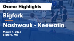 Bigfork  vs Nashwauk - Keewatin  Game Highlights - March 4, 2024