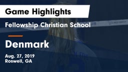 Fellowship Christian School vs Denmark Game Highlights - Aug. 27, 2019