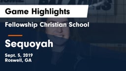 Fellowship Christian School vs Sequoyah Game Highlights - Sept. 5, 2019