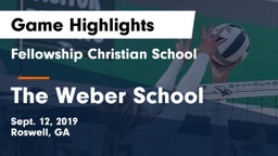 Fellowship Christian School vs The Weber School Game Highlights - Sept. 12, 2019