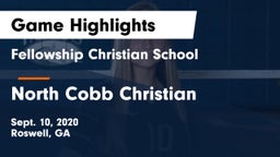 Fellowship Christian School vs North Cobb Christian  Game Highlights - Sept. 10, 2020