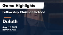 Fellowship Christian School vs Duluth Game Highlights - Aug. 19, 2021