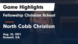 Fellowship Christian School vs North Cobb Christian  Game Highlights - Aug. 26, 2021