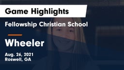 Fellowship Christian School vs Wheeler Game Highlights - Aug. 26, 2021