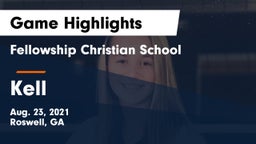 Fellowship Christian School vs Kell  Game Highlights - Aug. 23, 2021