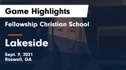 Fellowship Christian School vs Lakeside  Game Highlights - Sept. 9, 2021
