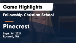 Fellowship Christian School vs Pinecrest Game Highlights - Sept. 14, 2021