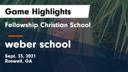 Fellowship Christian School vs weber school Game Highlights - Sept. 23, 2021