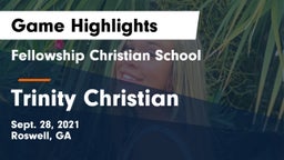 Fellowship Christian School vs Trinity Christian  Game Highlights - Sept. 28, 2021