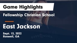 Fellowship Christian School vs East Jackson  Game Highlights - Sept. 13, 2022