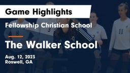 Fellowship Christian School vs The Walker School Game Highlights - Aug. 12, 2023