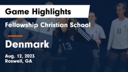 Fellowship Christian School vs Denmark  Game Highlights - Aug. 12, 2023