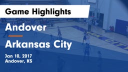 Andover  vs Arkansas City  Game Highlights - Jan 10, 2017