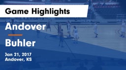 Andover  vs Buhler  Game Highlights - Jan 21, 2017