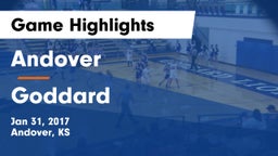 Andover  vs Goddard  Game Highlights - Jan 31, 2017