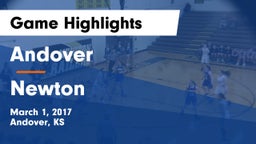 Andover  vs Newton  Game Highlights - March 1, 2017