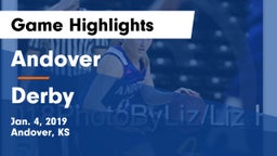 Andover  vs Derby  Game Highlights - Jan. 4, 2019