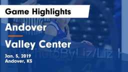 Andover  vs Valley Center  Game Highlights - Jan. 5, 2019