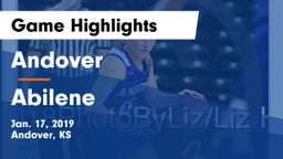 Andover  vs Abilene  Game Highlights - Jan. 17, 2019