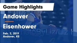 Andover  vs Eisenhower  Game Highlights - Feb. 2, 2019