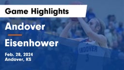 Andover  vs Eisenhower  Game Highlights - Feb. 28, 2024