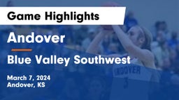 Andover  vs Blue Valley Southwest  Game Highlights - March 7, 2024