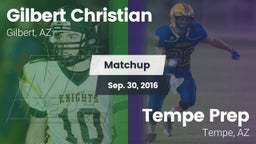 Matchup: Gilbert Christian vs. Tempe Prep  2016