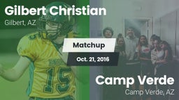 Matchup: Gilbert Christian vs. Camp Verde  2016