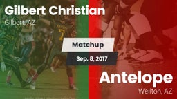 Matchup: Gilbert Christian vs. Antelope  2017