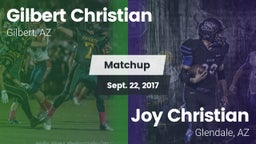 Matchup: Gilbert Christian vs. Joy Christian  2017