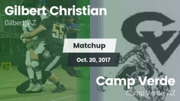 Matchup: Gilbert Christian vs. Camp Verde  2017