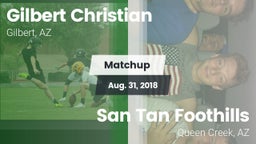 Matchup: Gilbert Christian vs. San Tan Foothills  2018