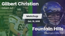 Matchup: Gilbert Christian vs. Fountain Hills  2018