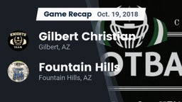 Recap: Gilbert Christian  vs. Fountain Hills  2018
