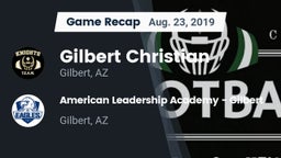 Recap: Gilbert Christian  vs. American Leadership Academy - Gilbert  2019