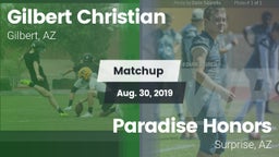 Matchup: Gilbert Christian vs. Paradise Honors  2019