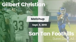 Matchup: Gilbert Christian vs. San Tan Foothills  2019