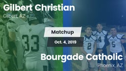 Matchup: Gilbert Christian vs. Bourgade Catholic  2019