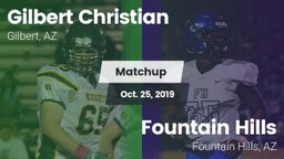 Matchup: Gilbert Christian vs. Fountain Hills  2019