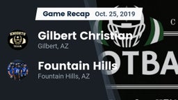 Recap: Gilbert Christian  vs. Fountain Hills  2019