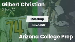 Matchup: Gilbert Christian vs. Arizona College Prep 2019