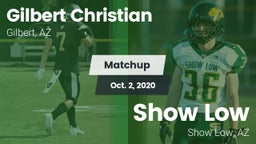 Matchup: Gilbert Christian vs. Show Low  2020