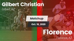 Matchup: Gilbert Christian vs. Florence  2020