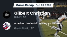 Recap: Gilbert Christian  vs. American Leadership Academy - Ironwood 2020